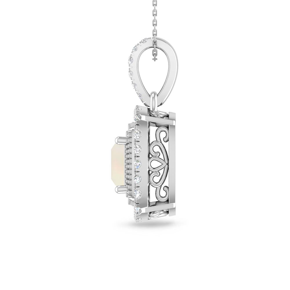 White Gold - Opal