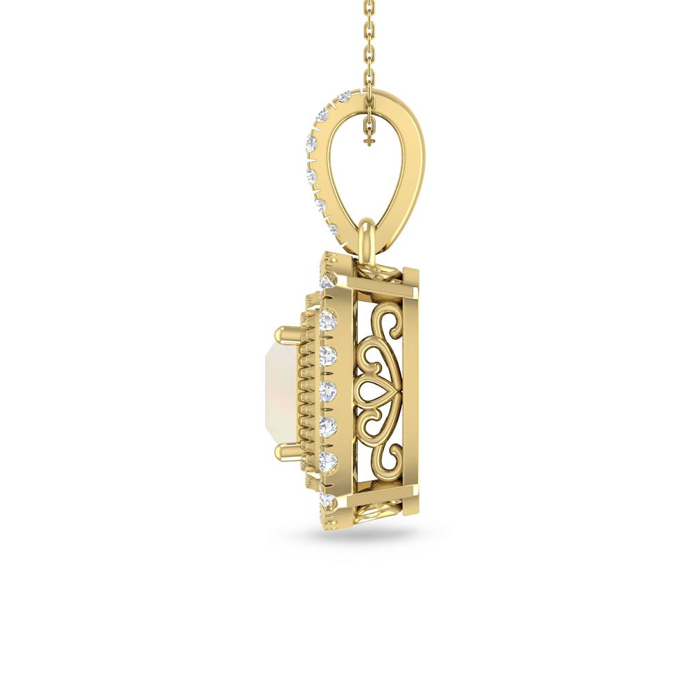 Yellow Gold - Opal