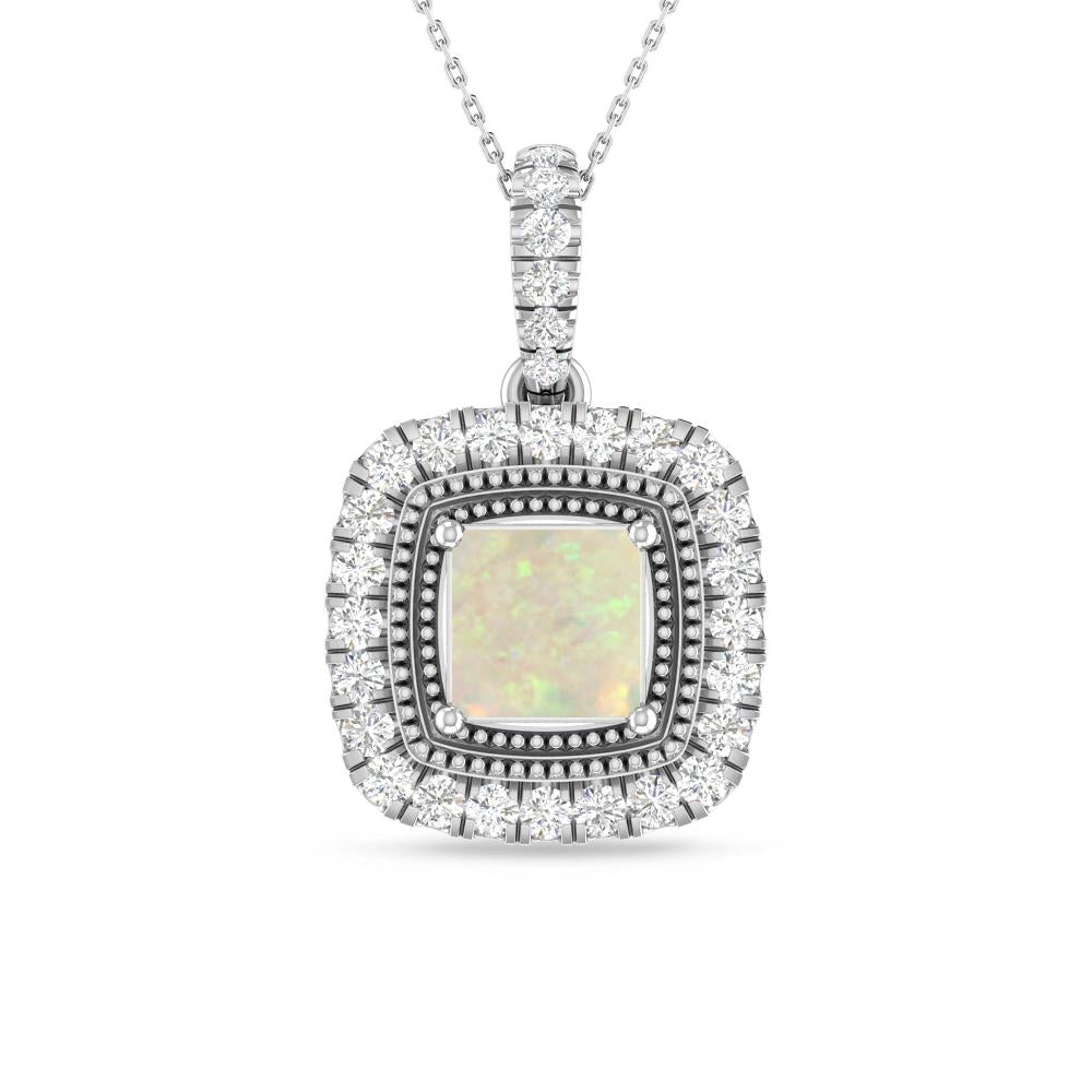 White Gold - Opal