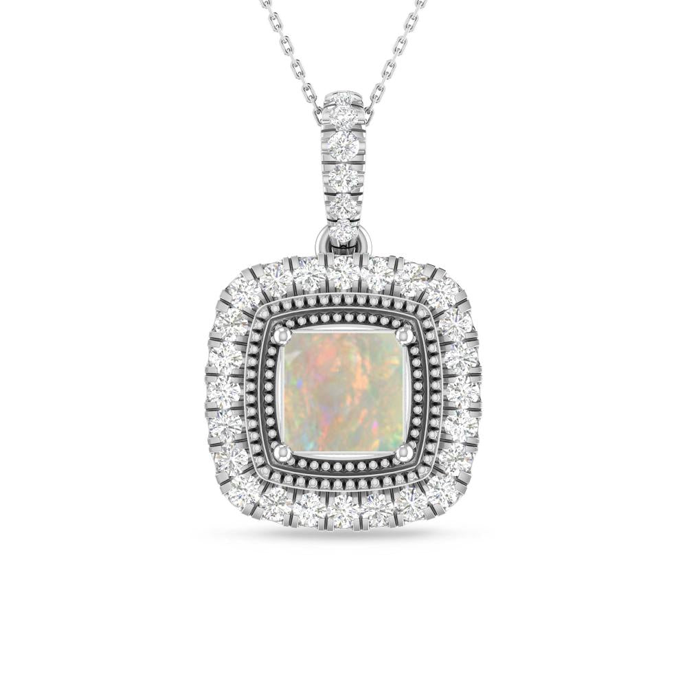 White Gold - Opal