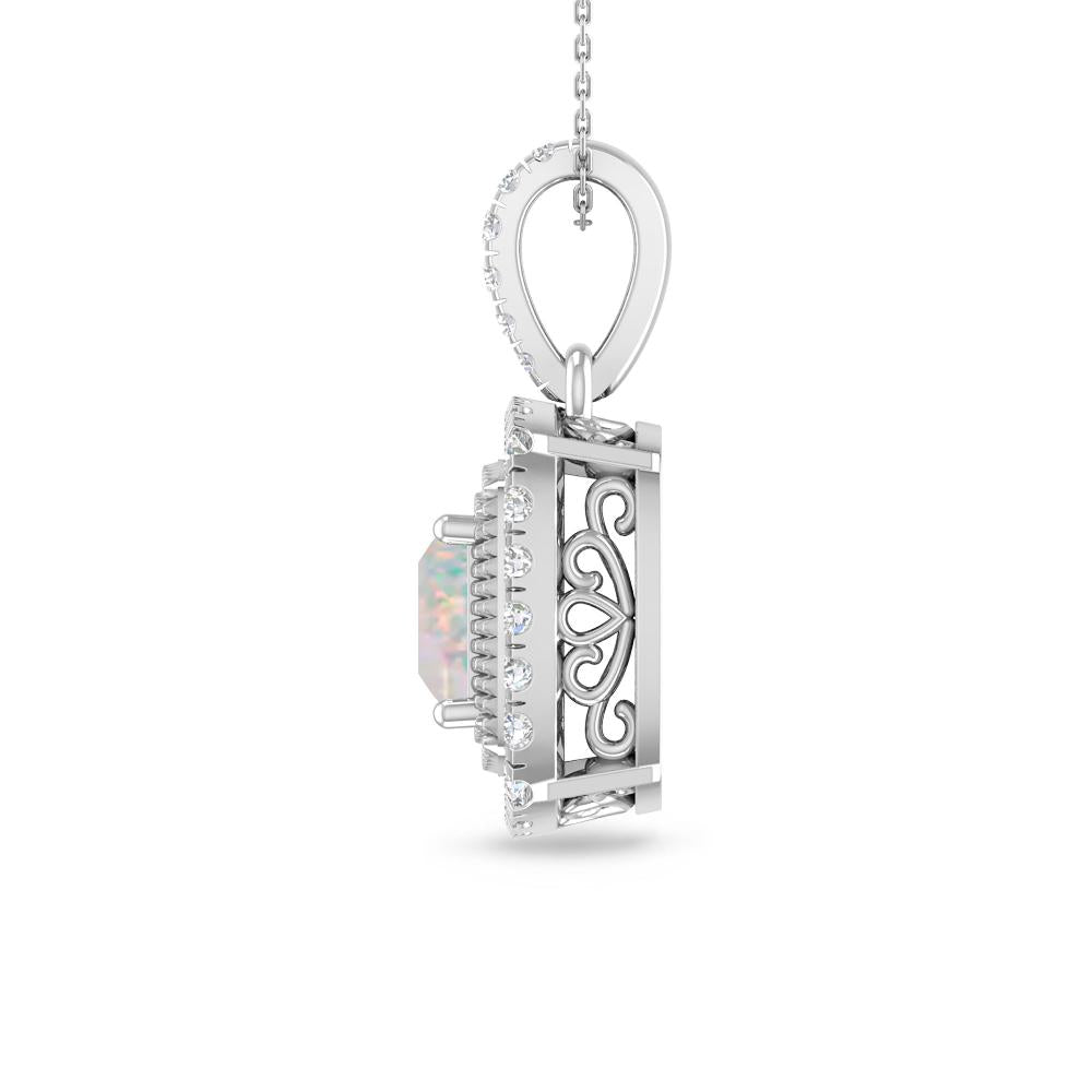 White Gold - Opal