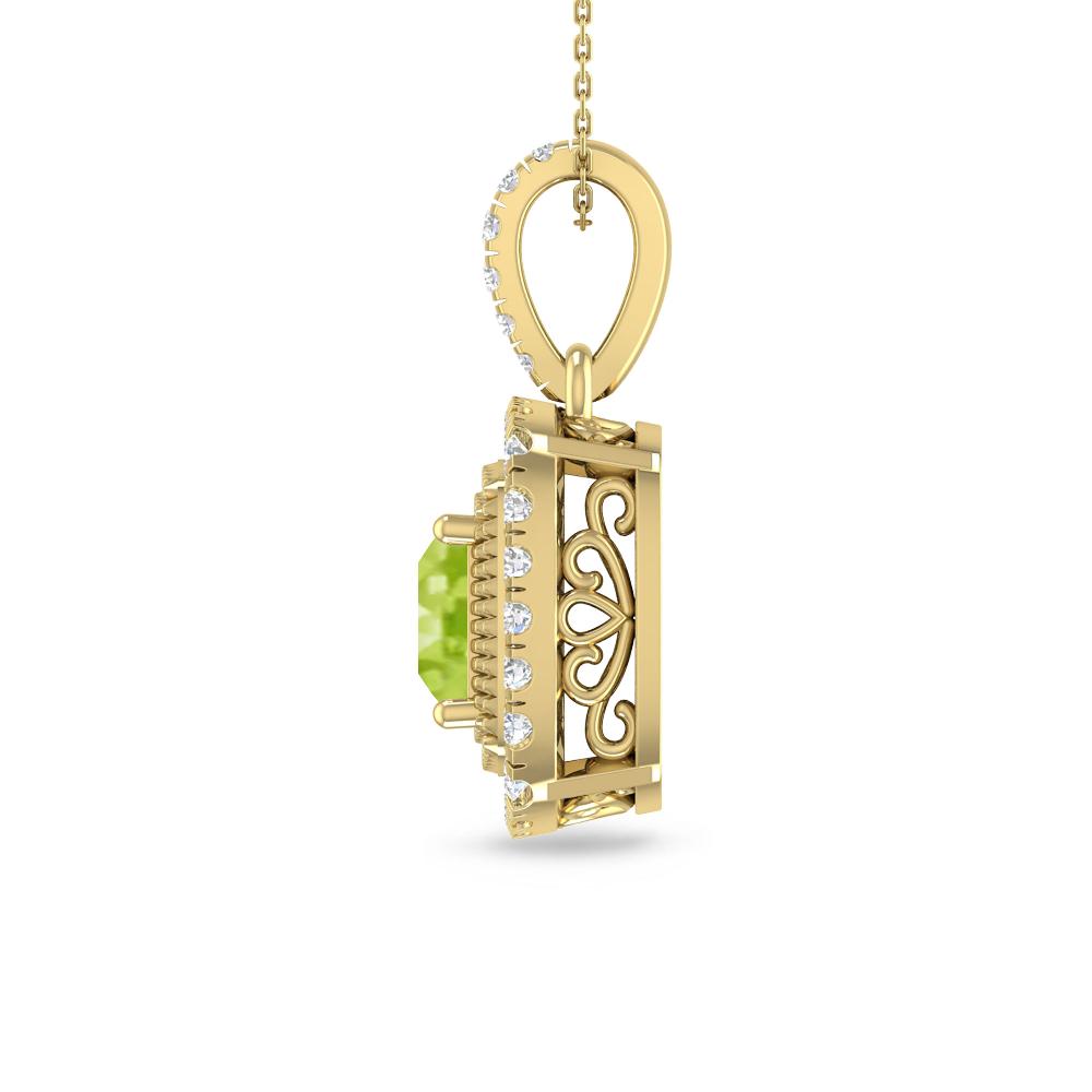 Yellow Gold - Peridot
