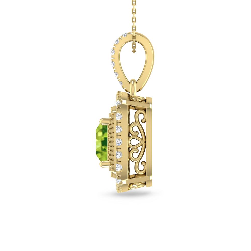Yellow Gold - Peridot