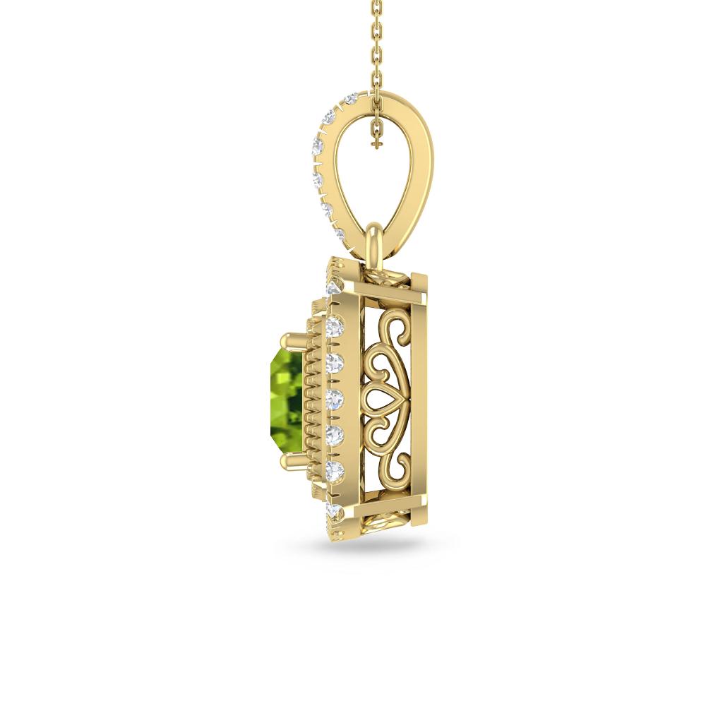 Yellow Gold - Peridot
