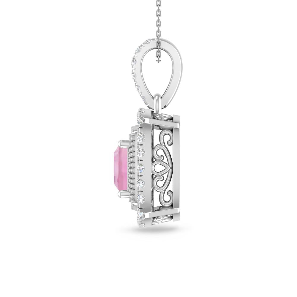 White Gold - Pink Tourmaline