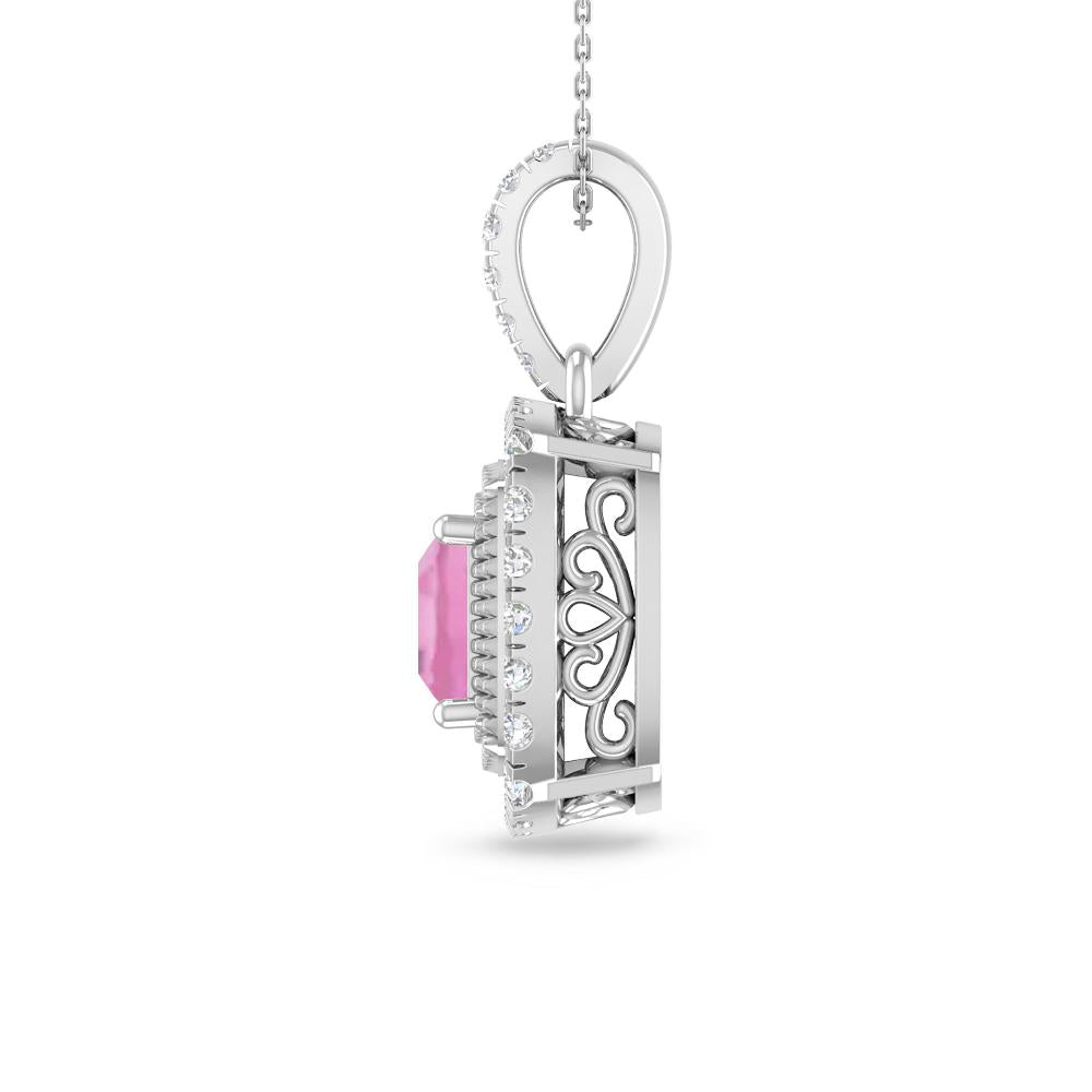 White Gold - Pink Tourmaline