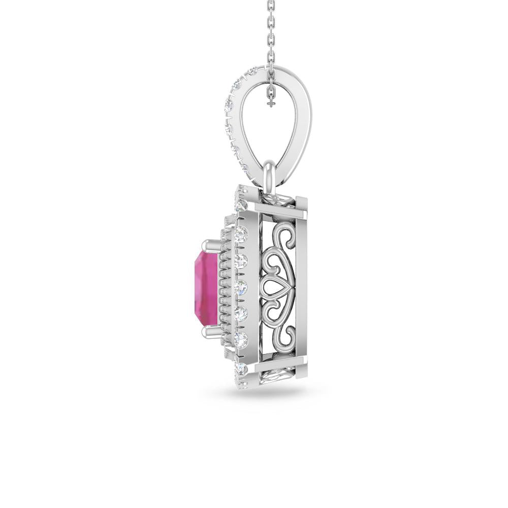 White Gold - Pink Tourmaline