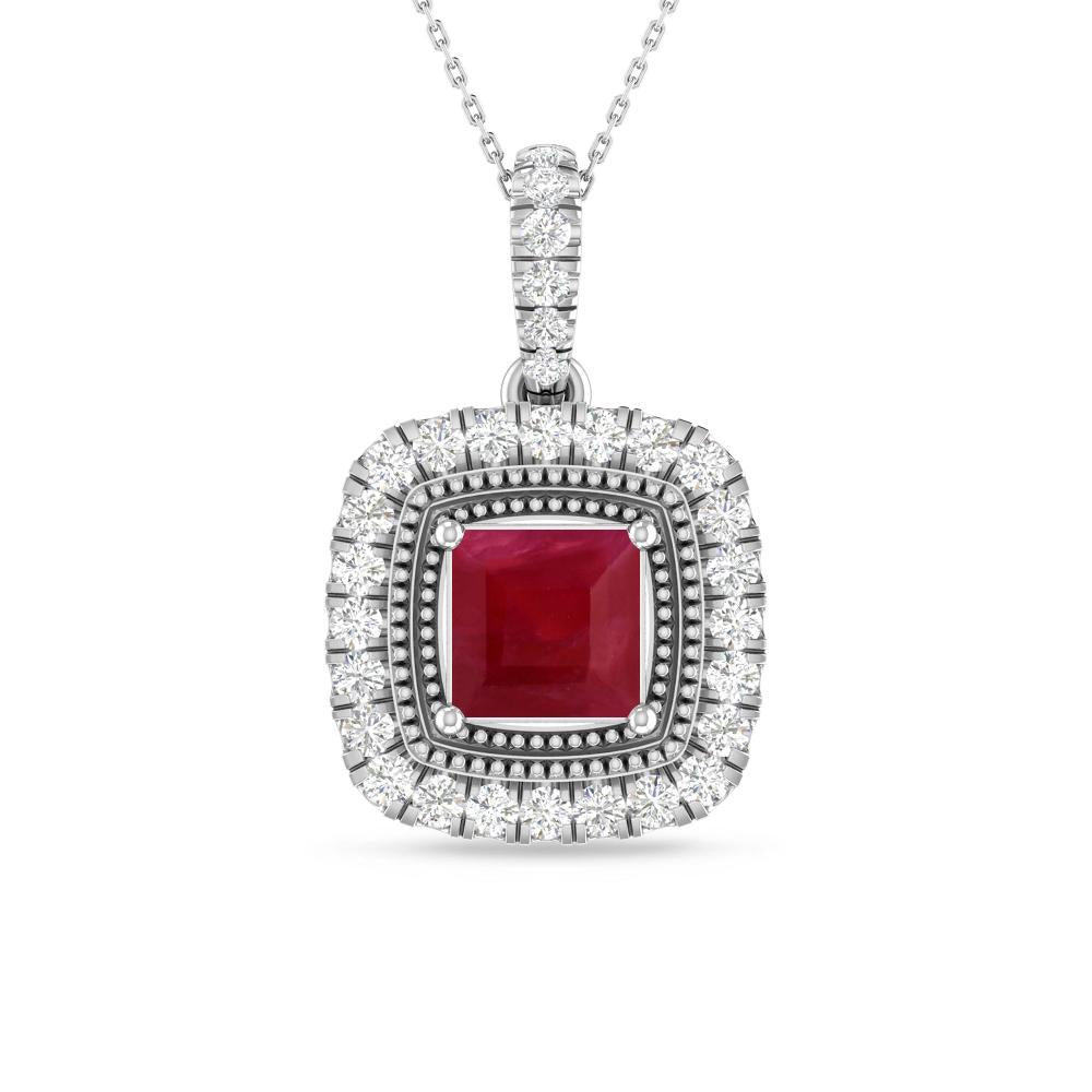 White Gold - Ruby