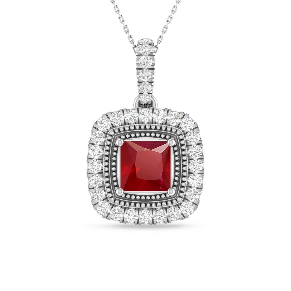 White Gold - Ruby