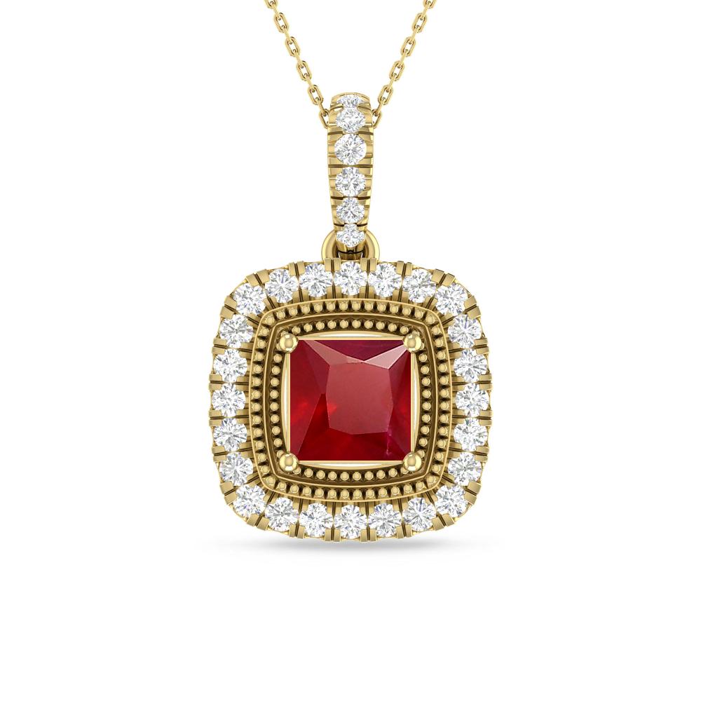 Yellow Gold - Ruby