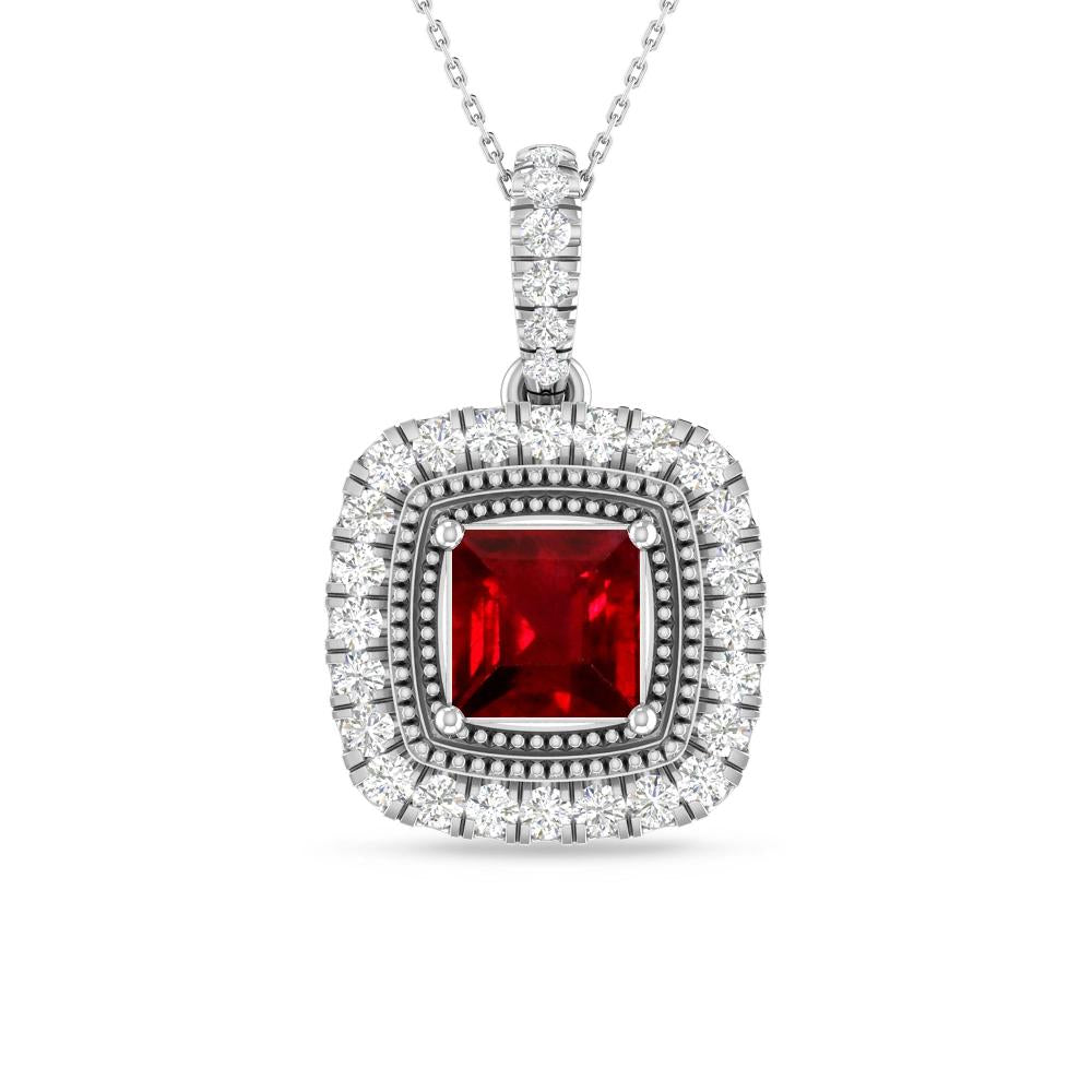 White Gold - Ruby