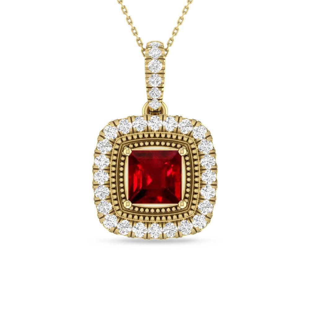 Yellow Gold - Ruby