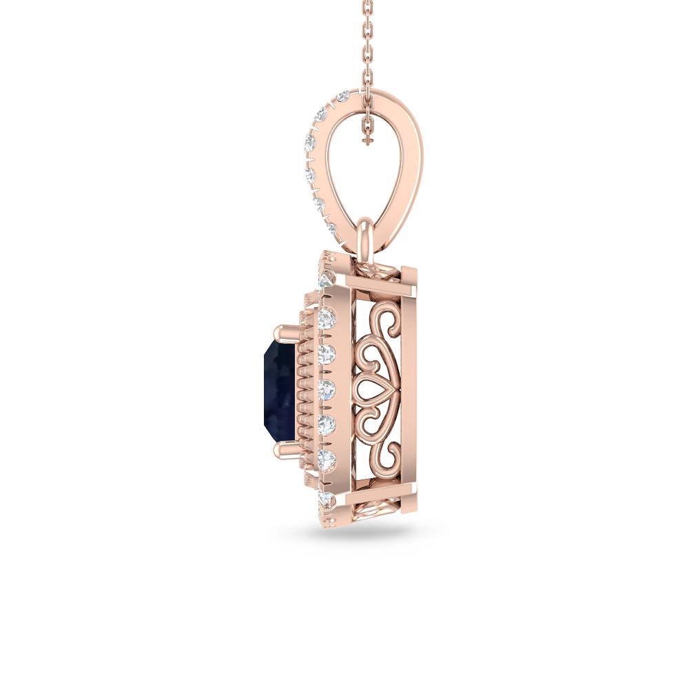 Rose Gold - Sapphire