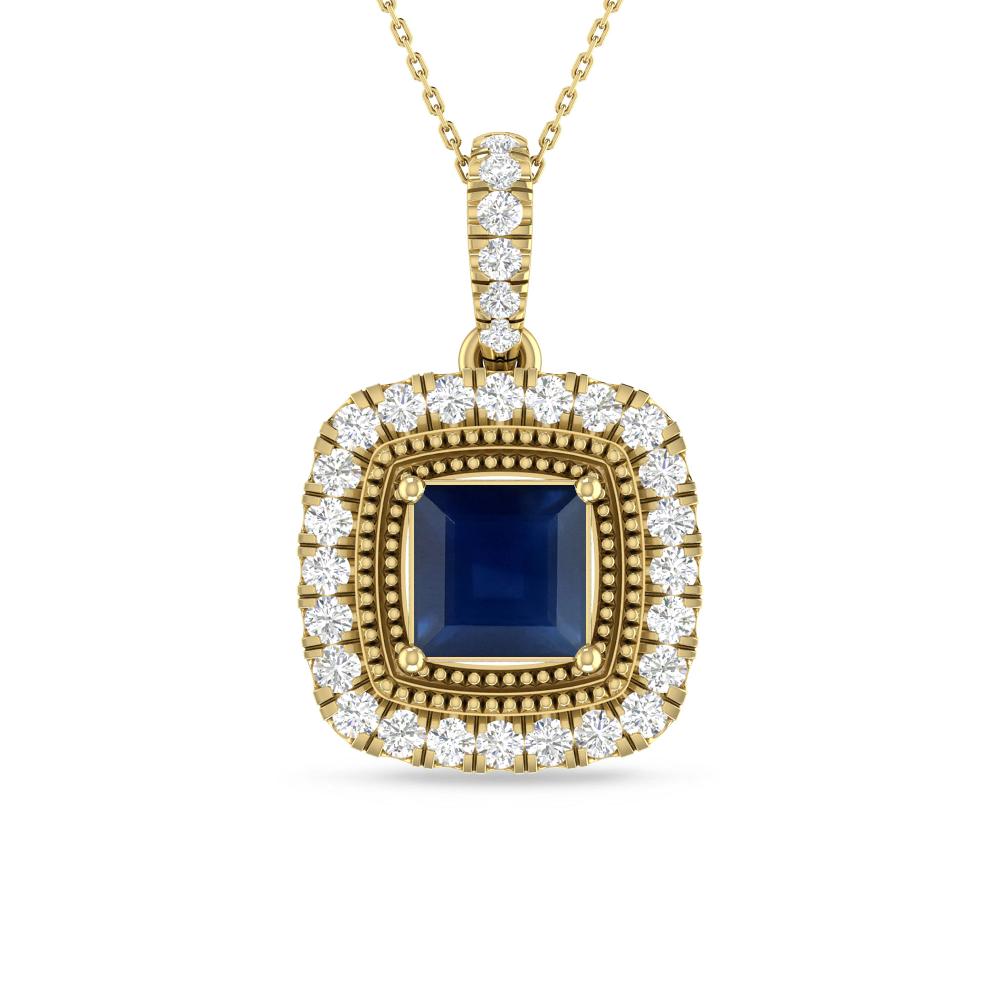 Yellow Gold - Sapphire