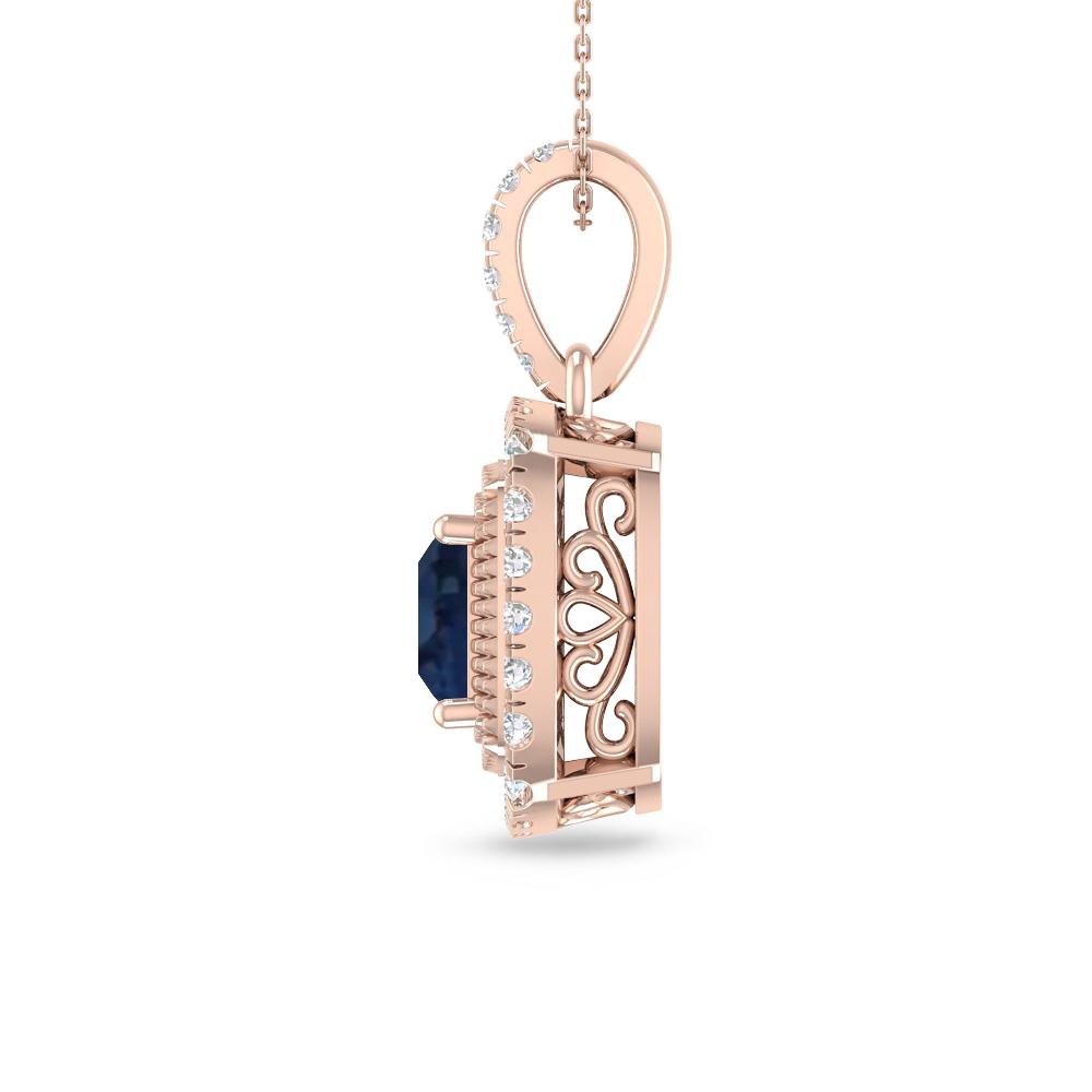 Rose Gold - Sapphire