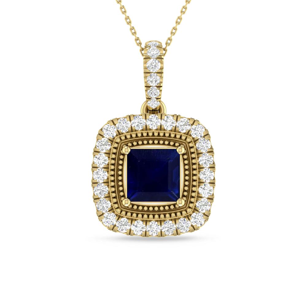 Yellow Gold - Sapphire
