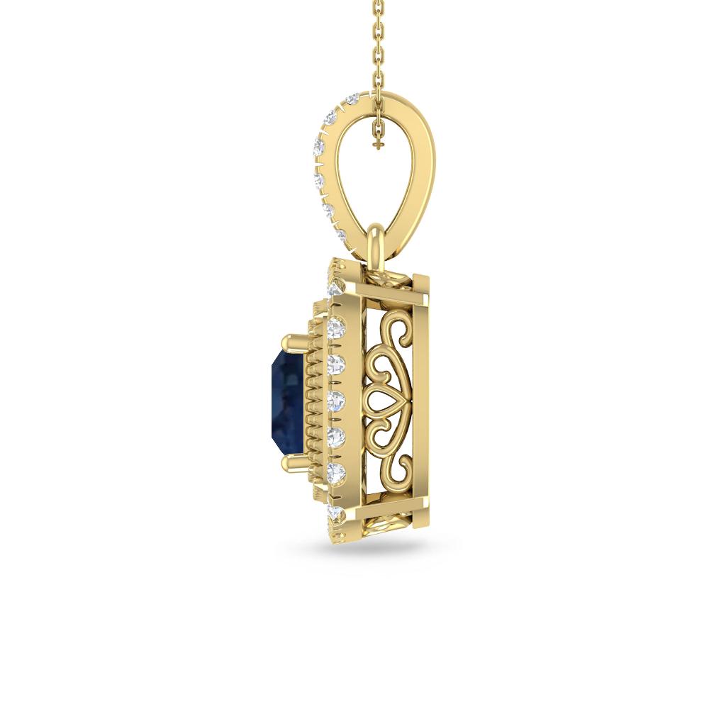 Yellow Gold - Sapphire