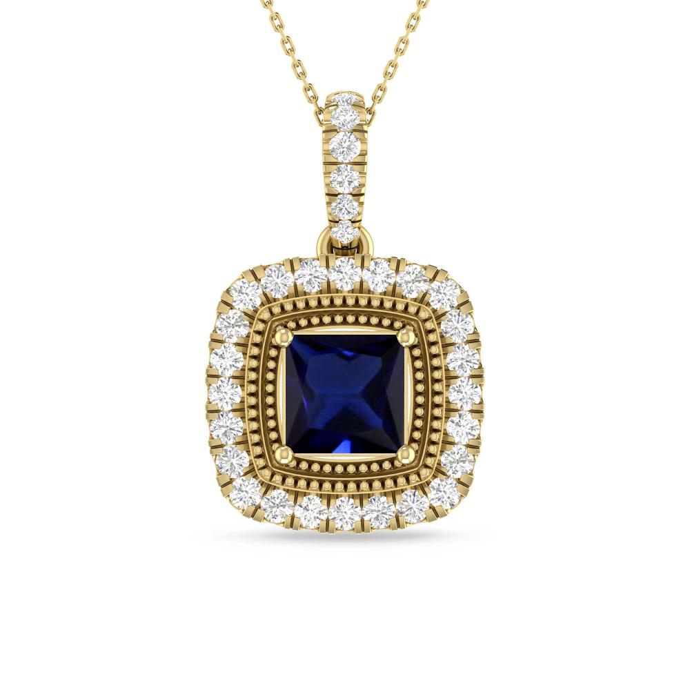 Yellow Gold - Sapphire