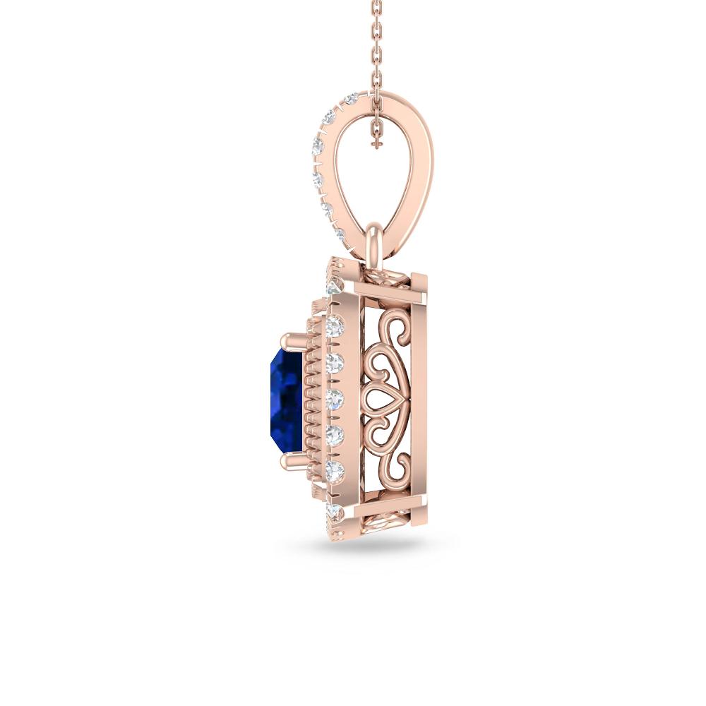 Rose Gold - Sapphire