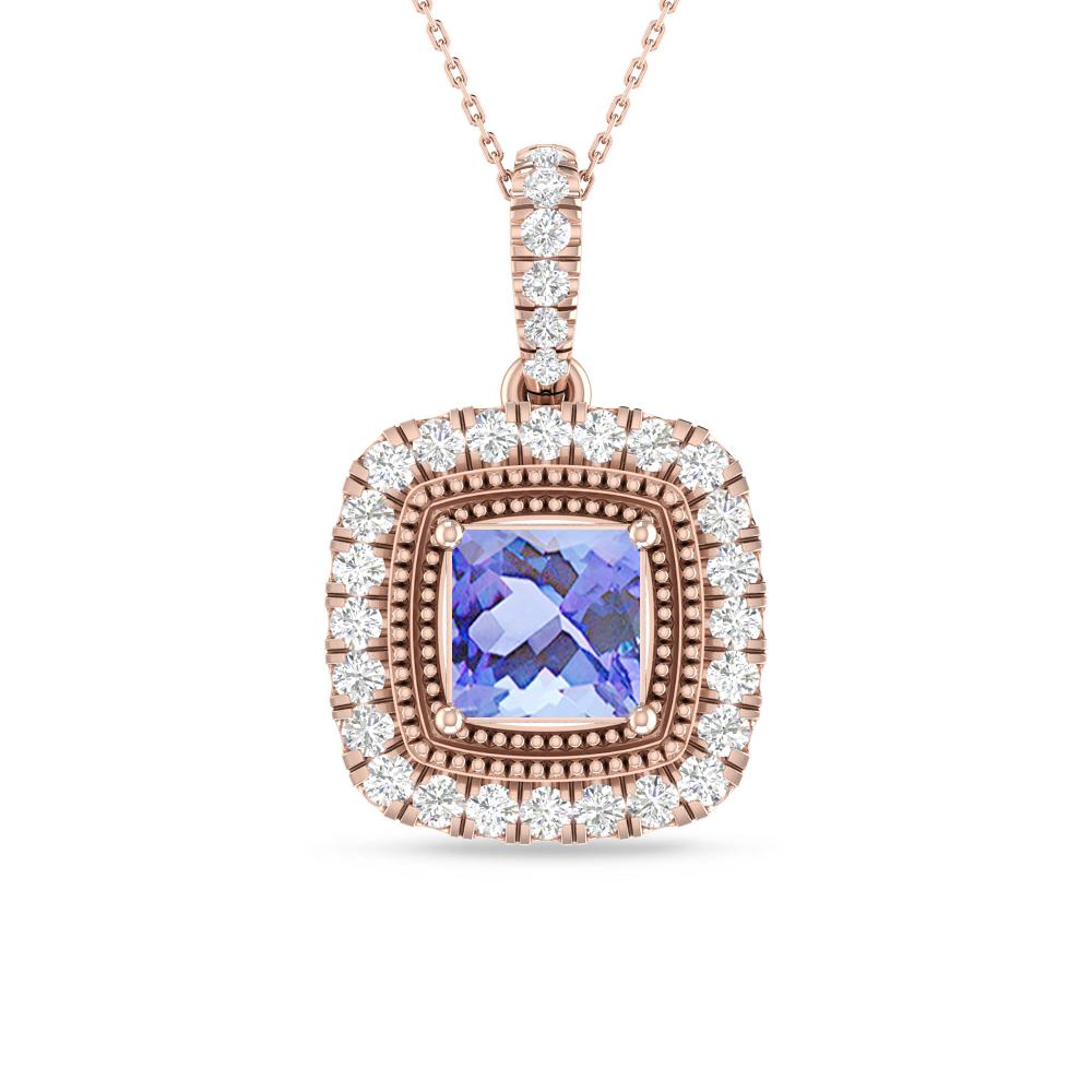 Rose Gold - Tanzanite