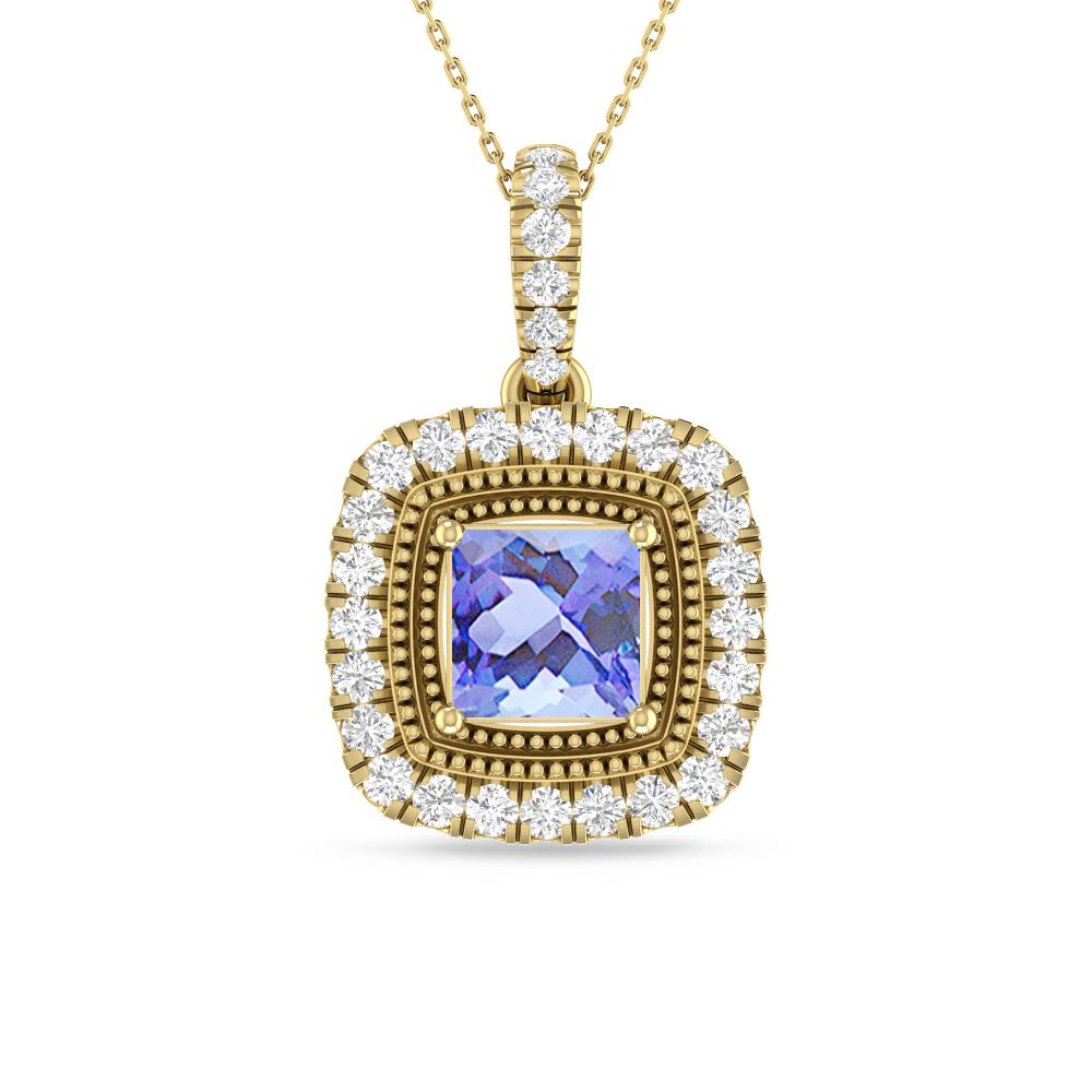 Yellow Gold - Tanzanite