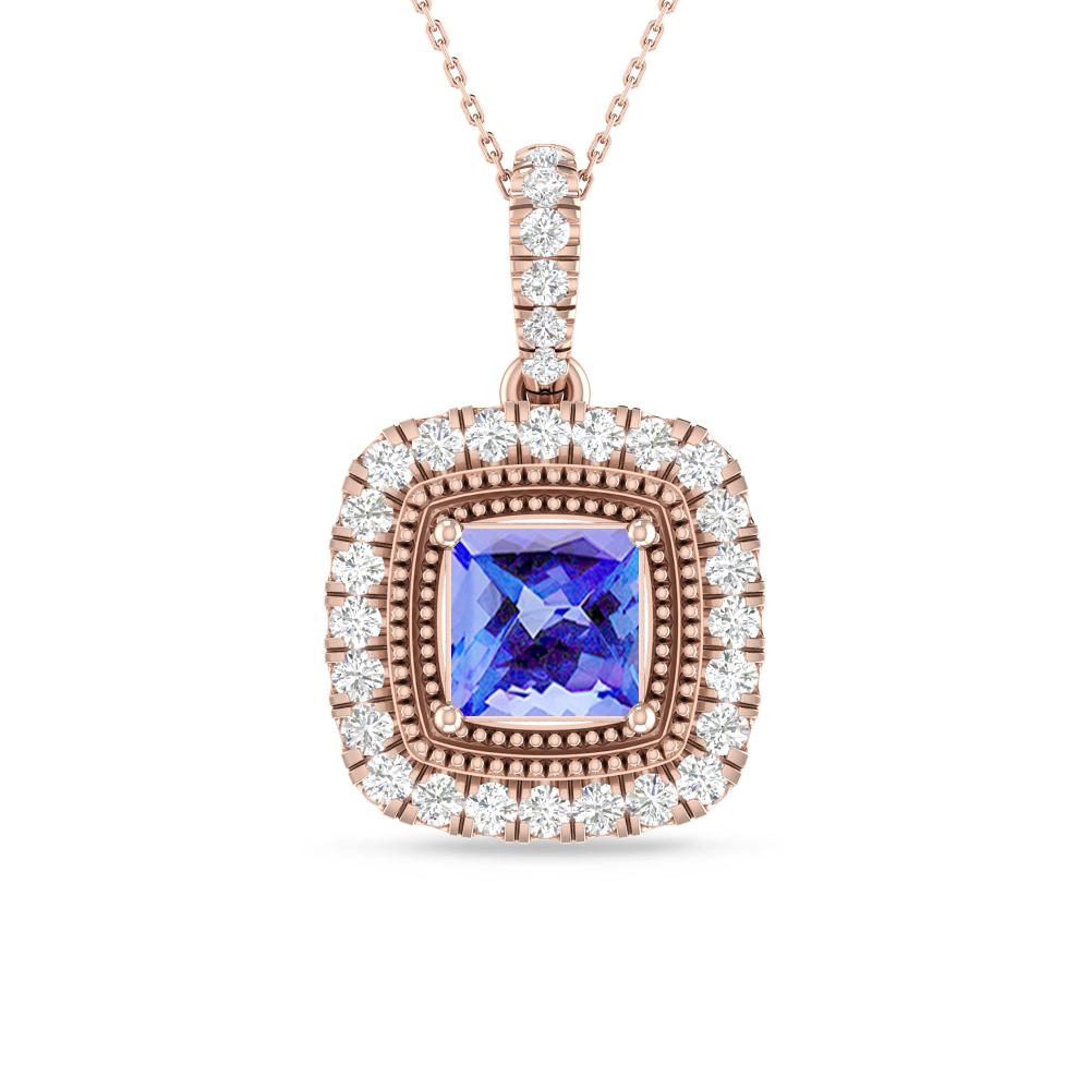 Rose Gold - Tanzanite