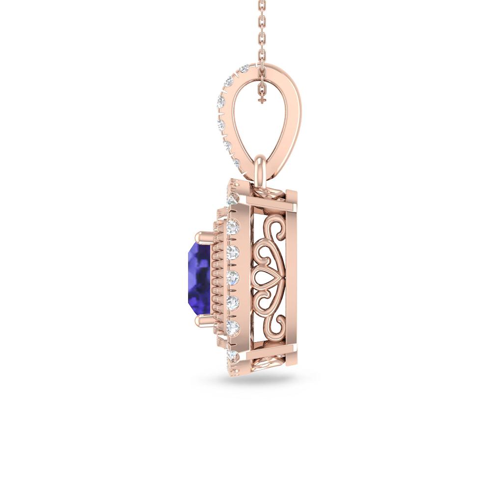 Rose Gold - Tanzanite
