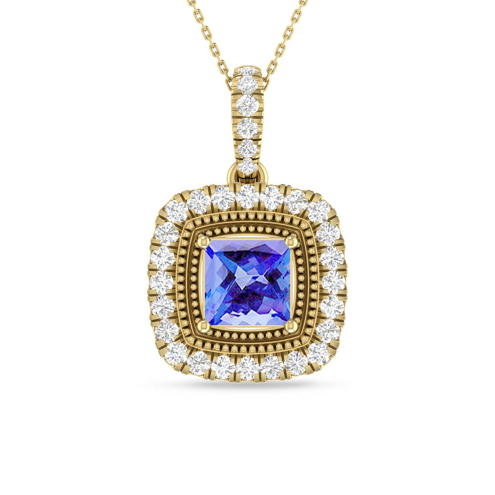 Yellow Gold - Tanzanite