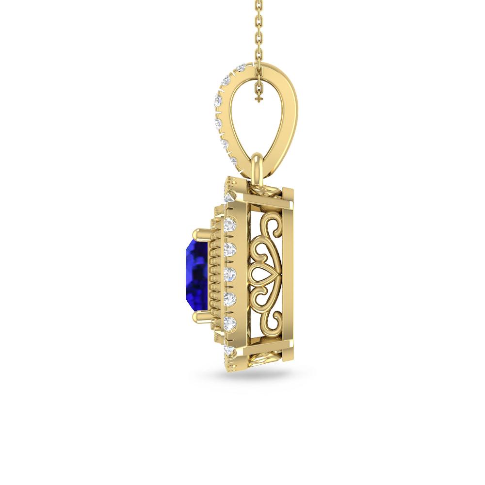 Yellow Gold - Tanzanite