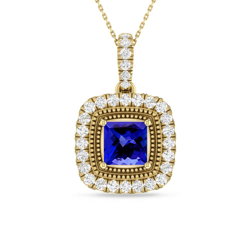 Yellow Gold - Tanzanite