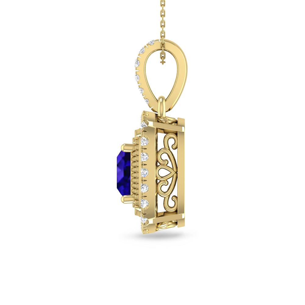 Yellow Gold - Tanzanite