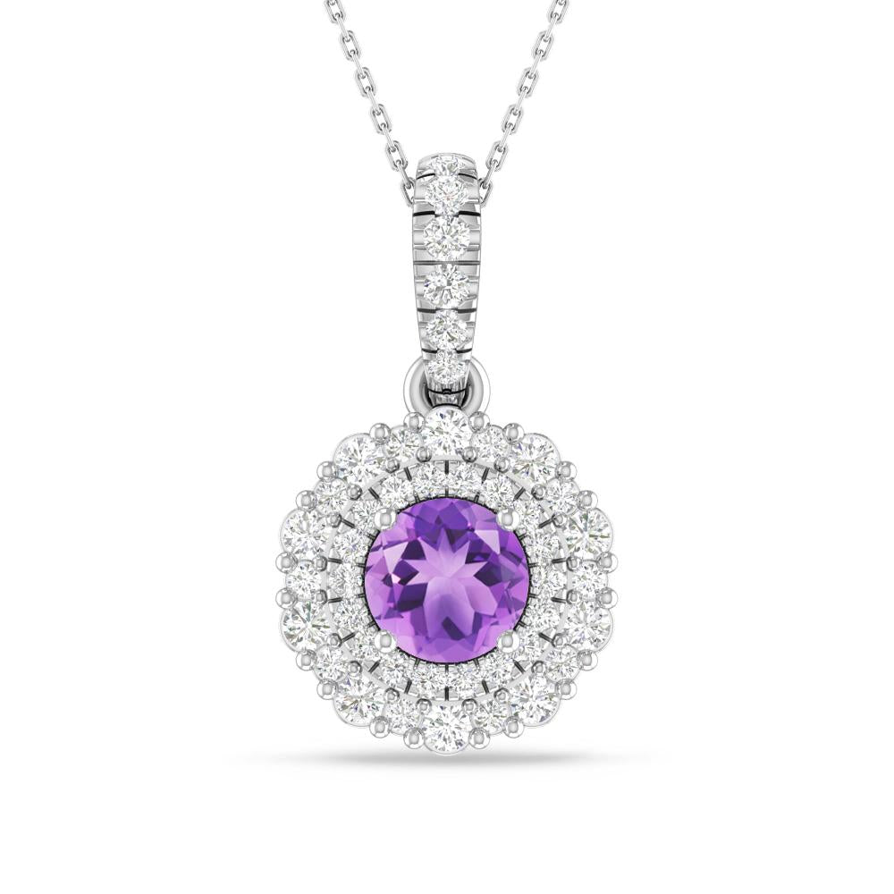White Gold - Amethyst