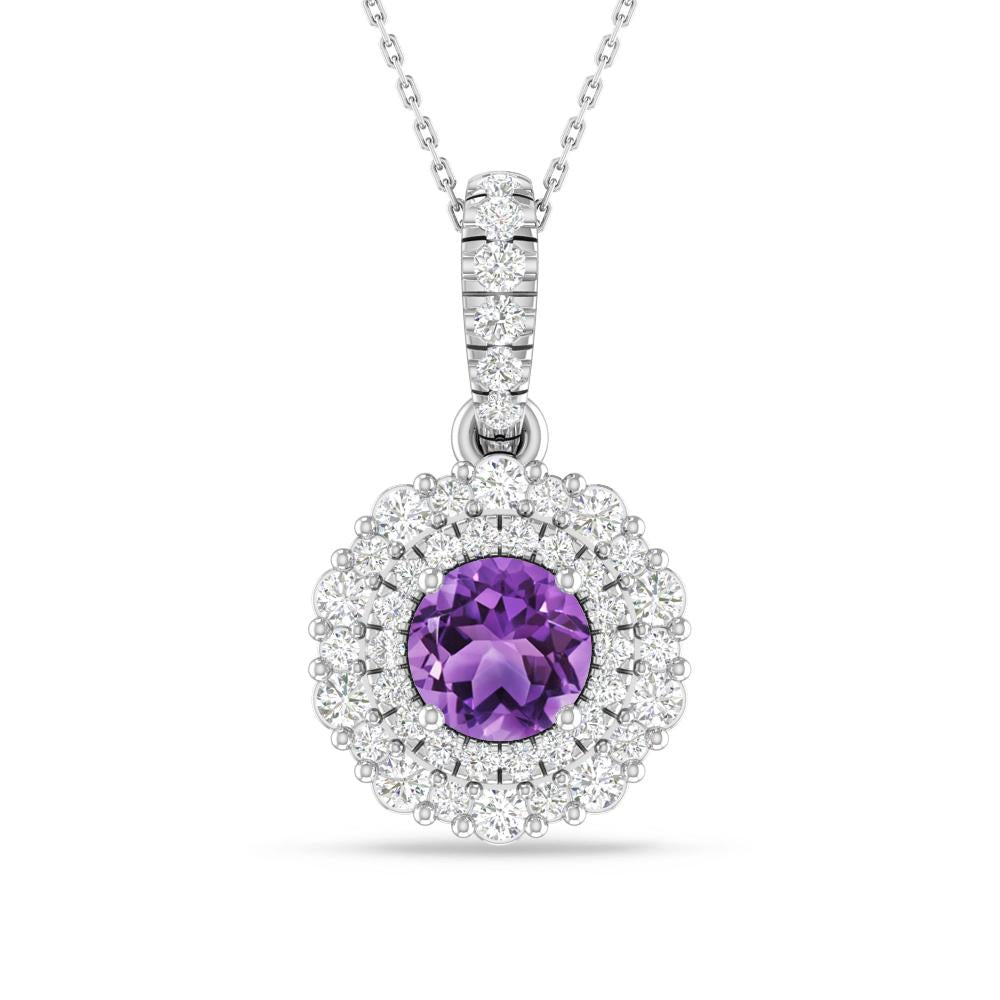 White Gold - Amethyst