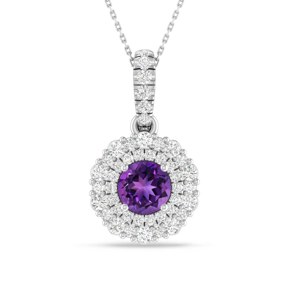 White Gold - Amethyst