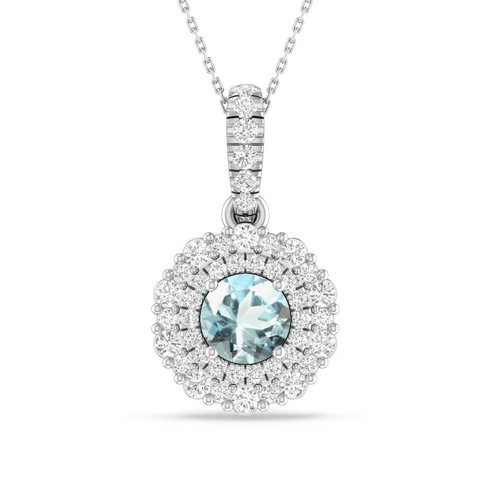 White Gold - Aquamarine