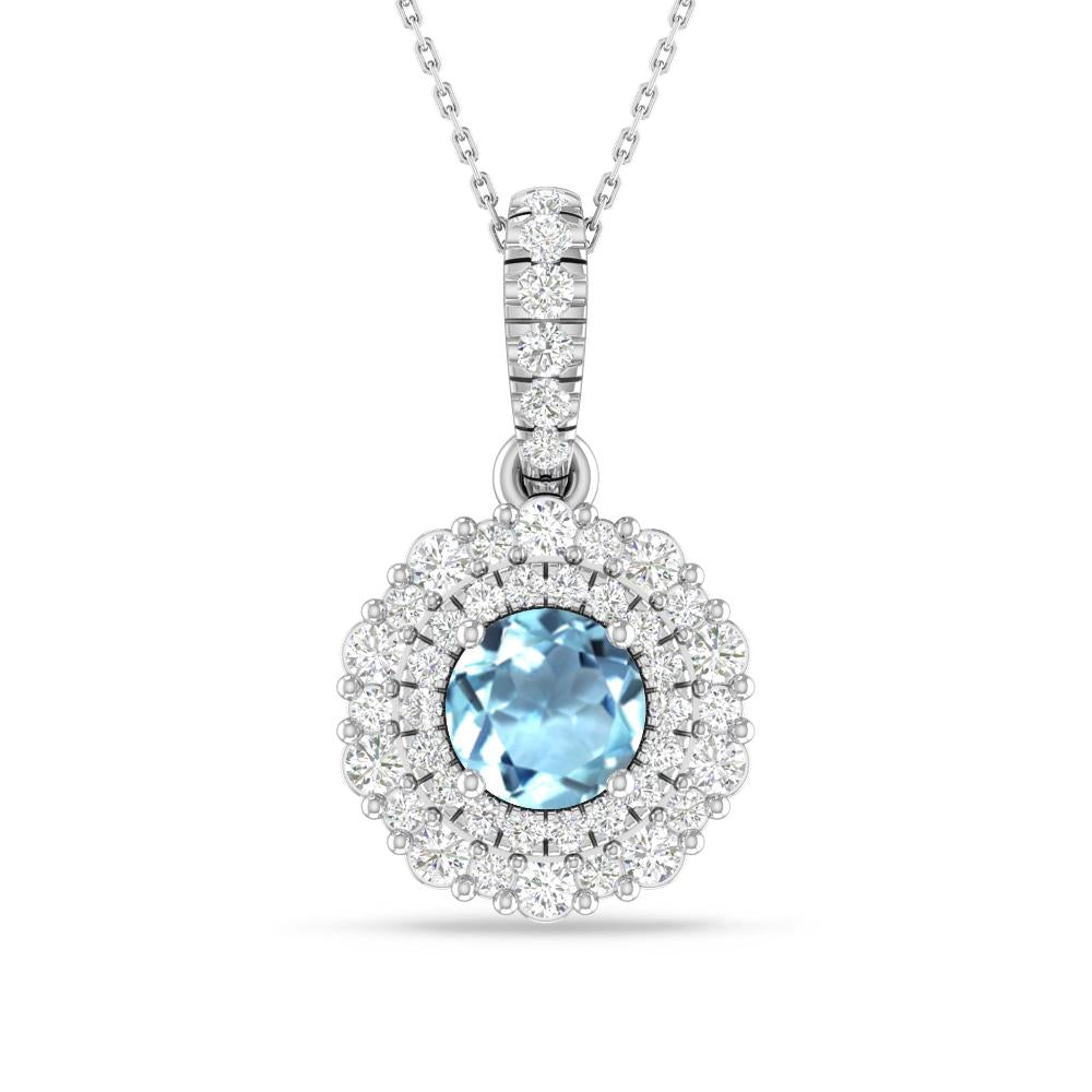 White Gold - Aquamarine