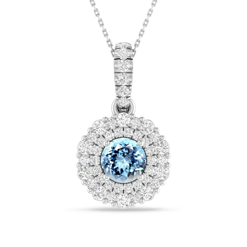 White Gold - Aquamarine