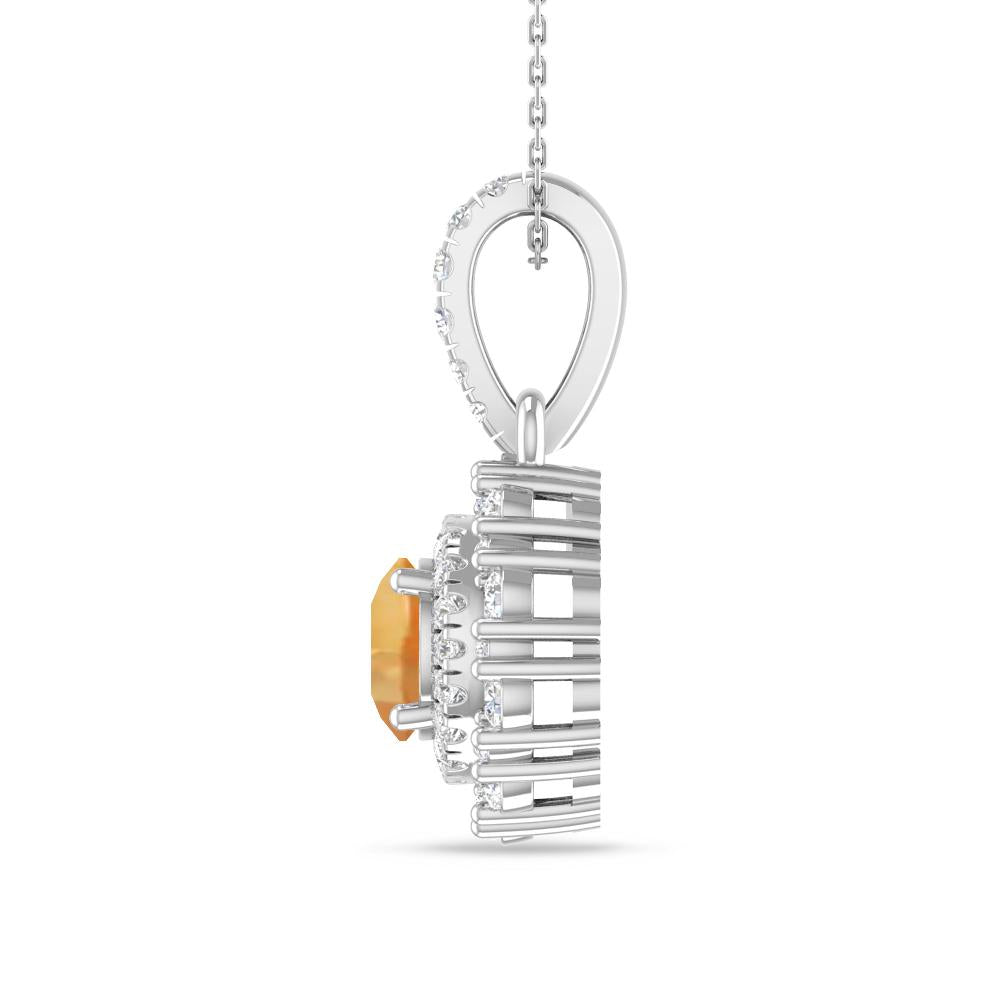 White Gold - Citrine