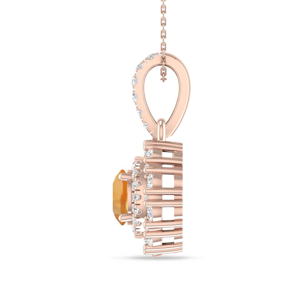 Rose Gold - Citrine
