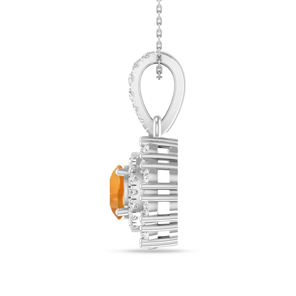 White Gold - Citrine