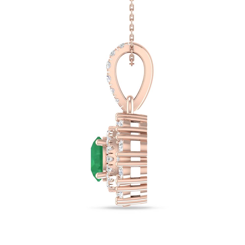 Rose Gold - Emerald