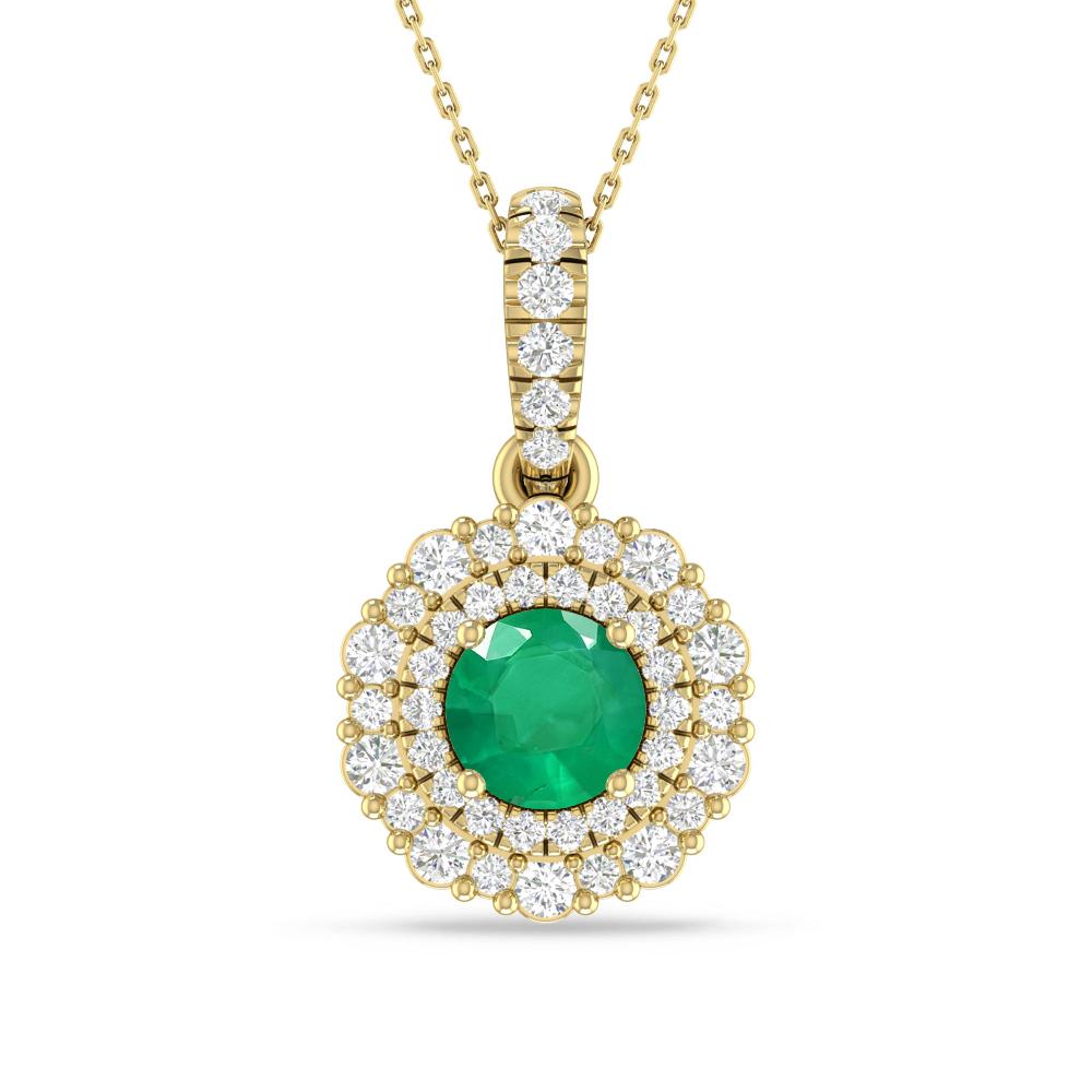 Yellow Gold - Emerald