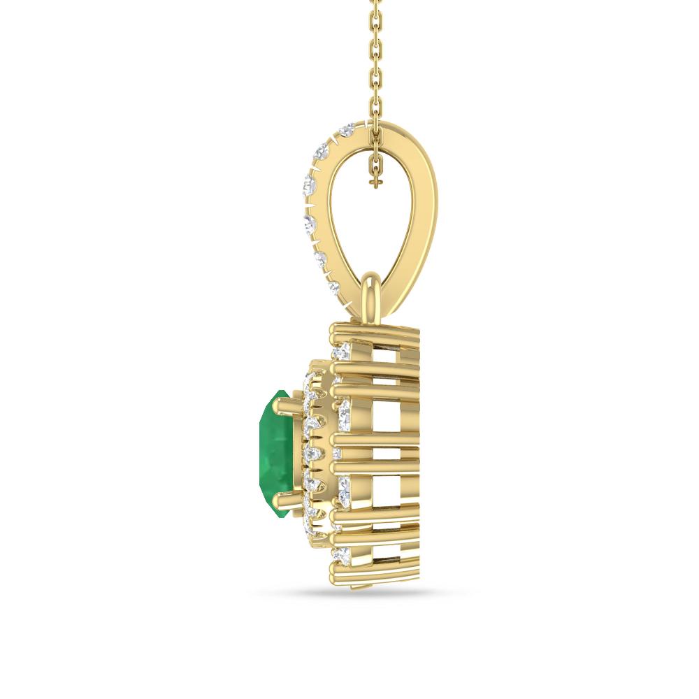 Yellow Gold - Emerald