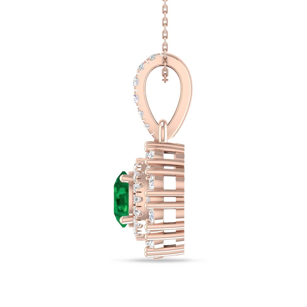 Rose Gold - Emerald