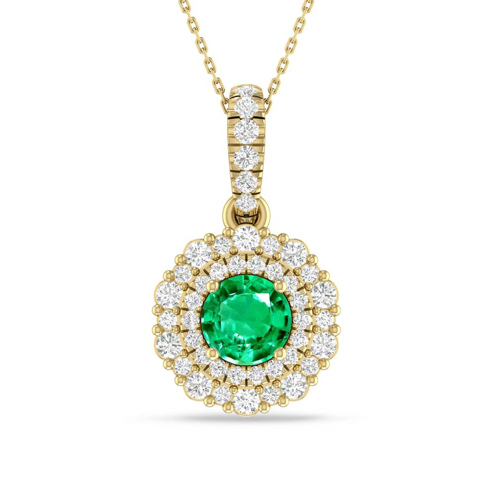 Yellow Gold - Emerald