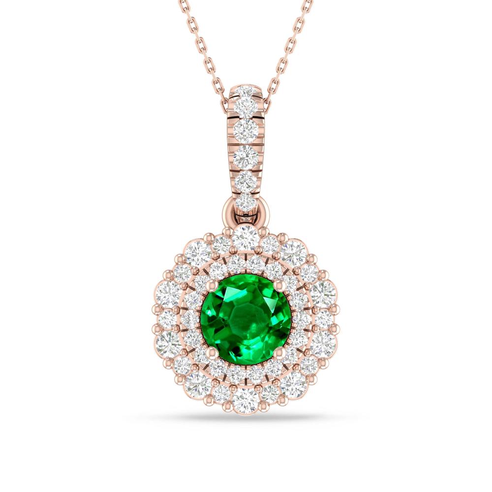 Rose Gold - Emerald