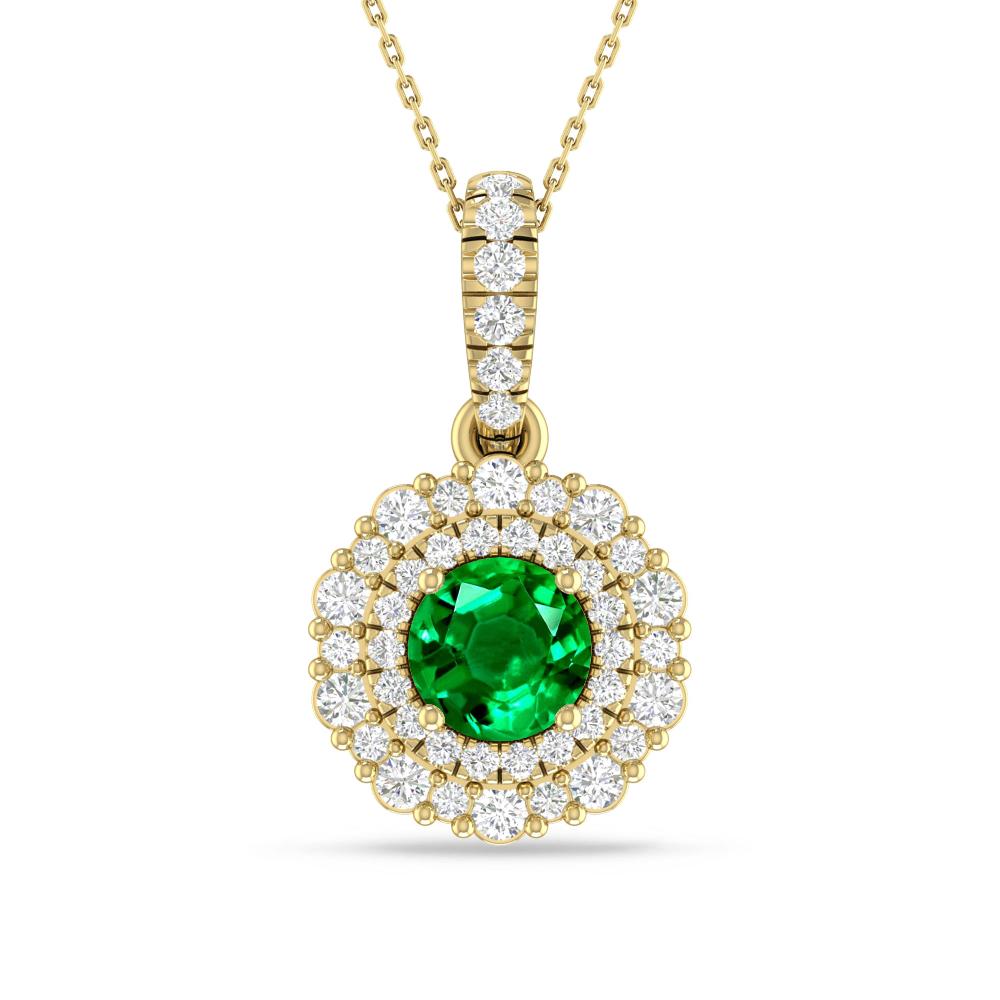 Yellow Gold - Emerald