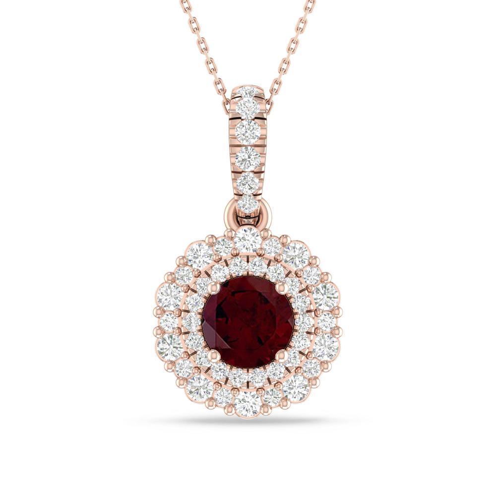 Rose Gold - Garnet