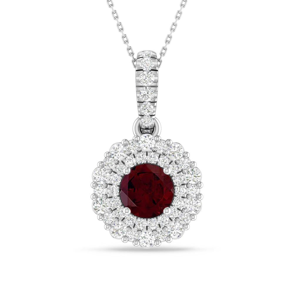 White Gold - Garnet