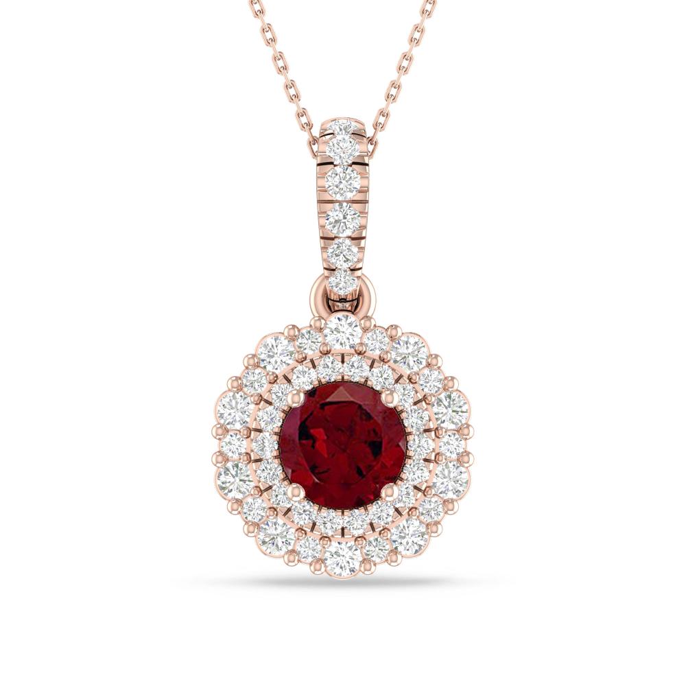 Rose Gold - Garnet